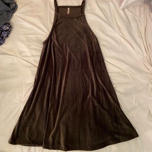Wishlist Green Suede Dress